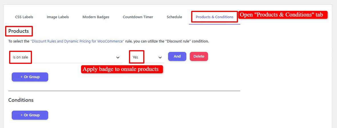 Apply timer to all sale products