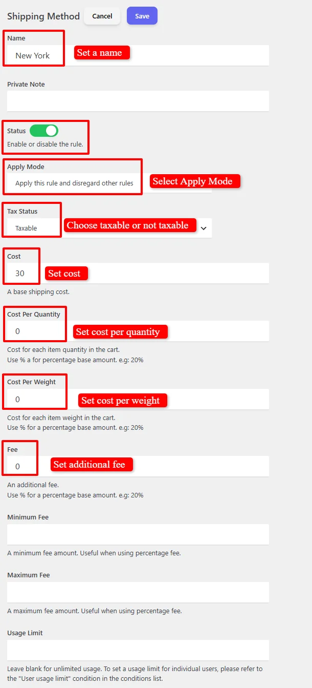 State-Based Shipping configuration