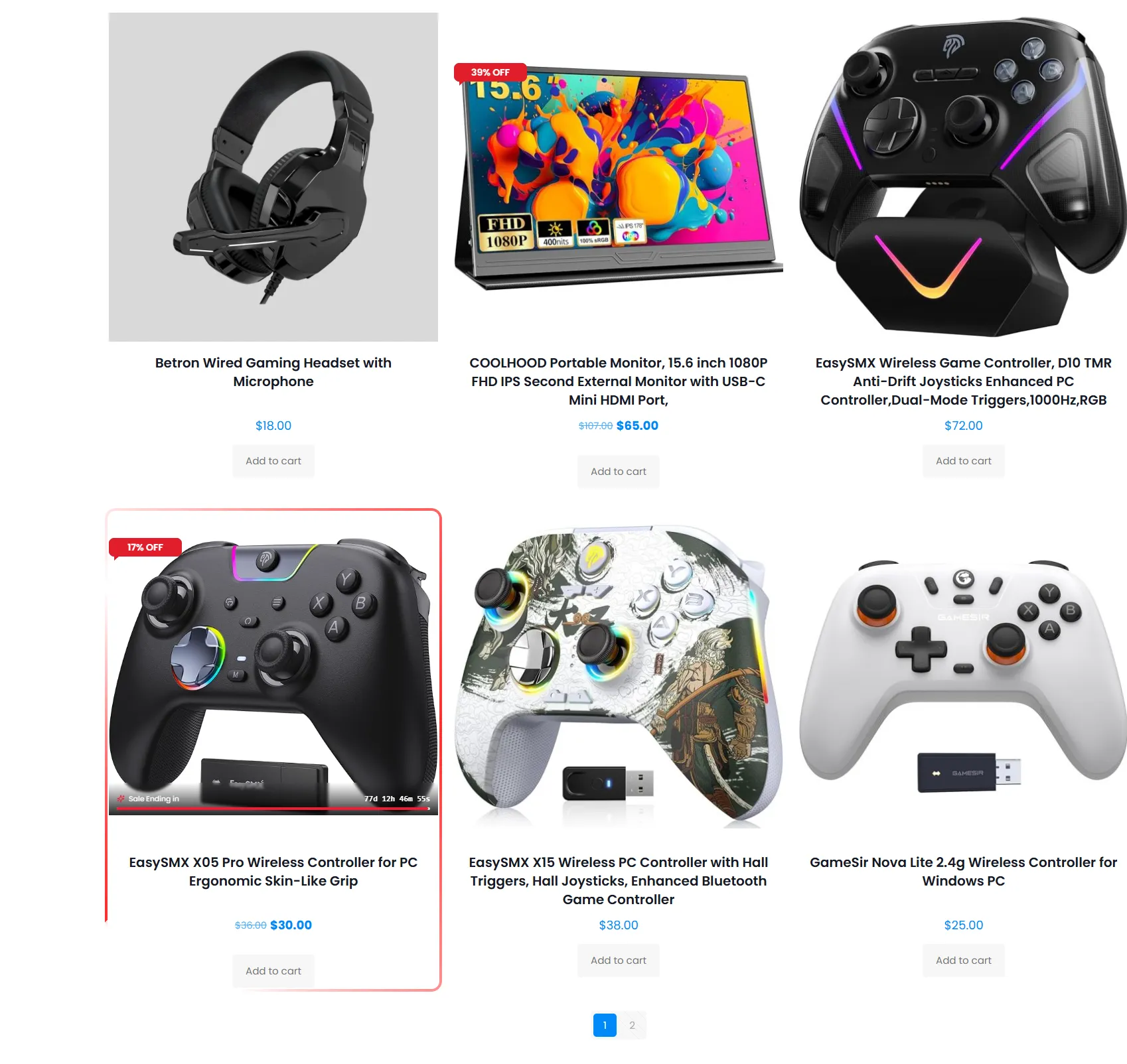 Black Friday Badge Campaign storefront example