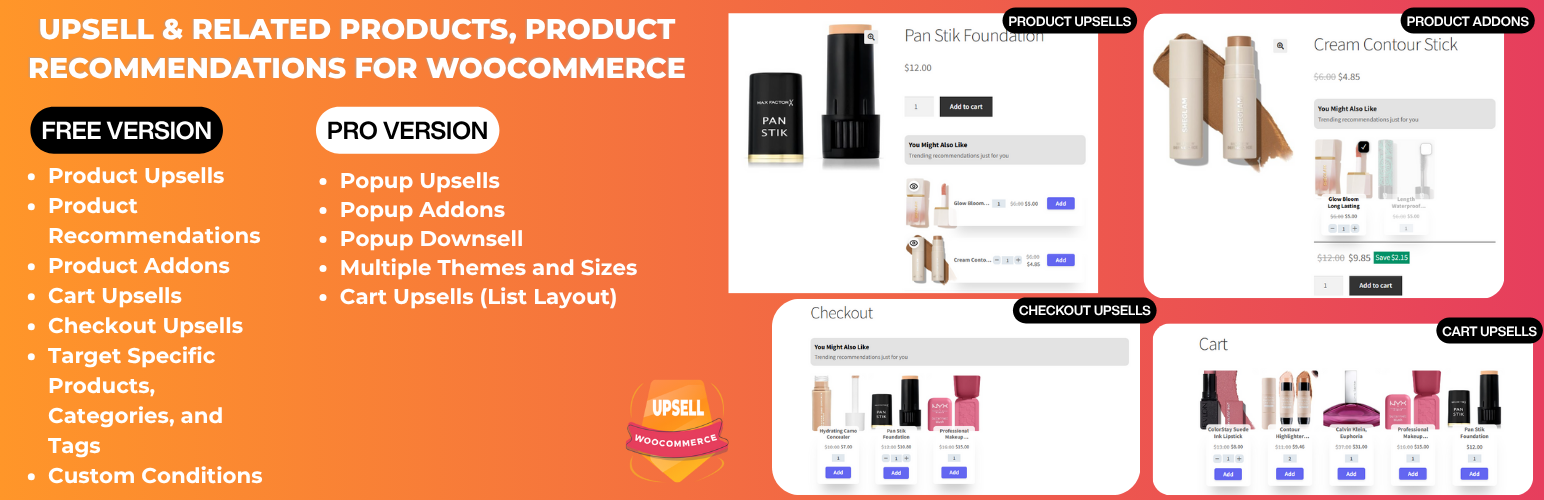 WooCommerce Upsells & Related Products, Product Recommendations