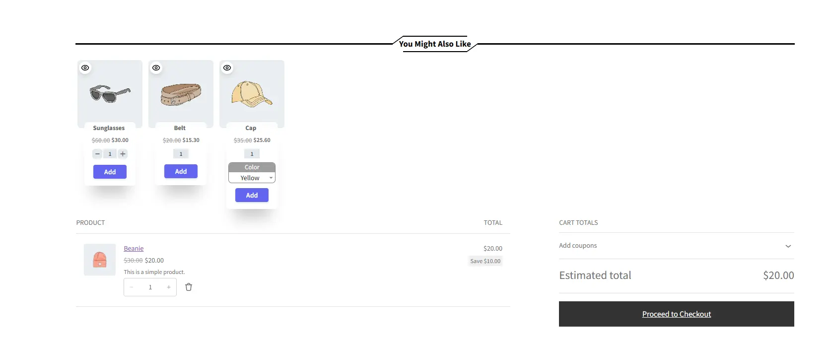 Cart Upsell — screenshot 1
