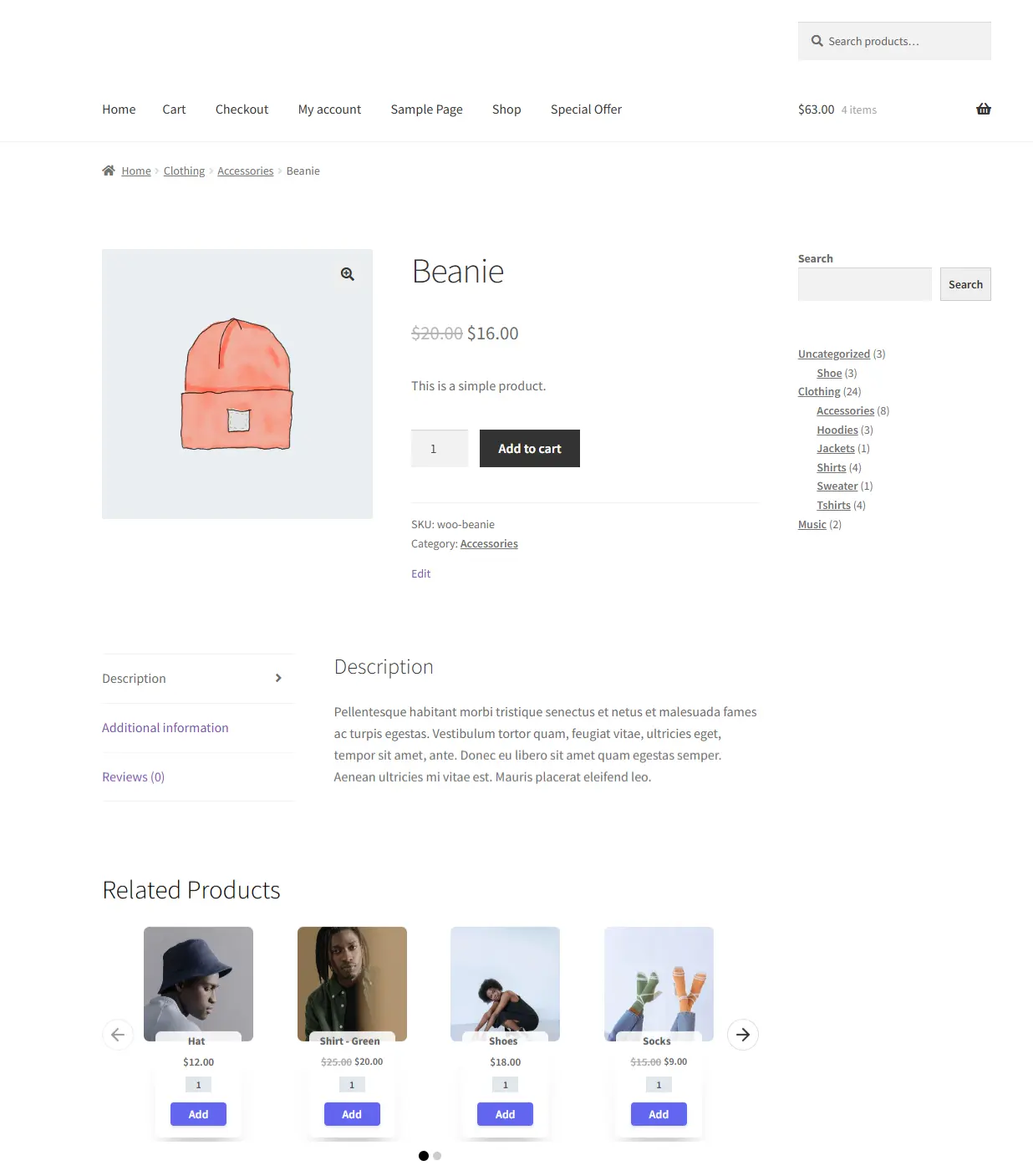Related Products — screenshot 1