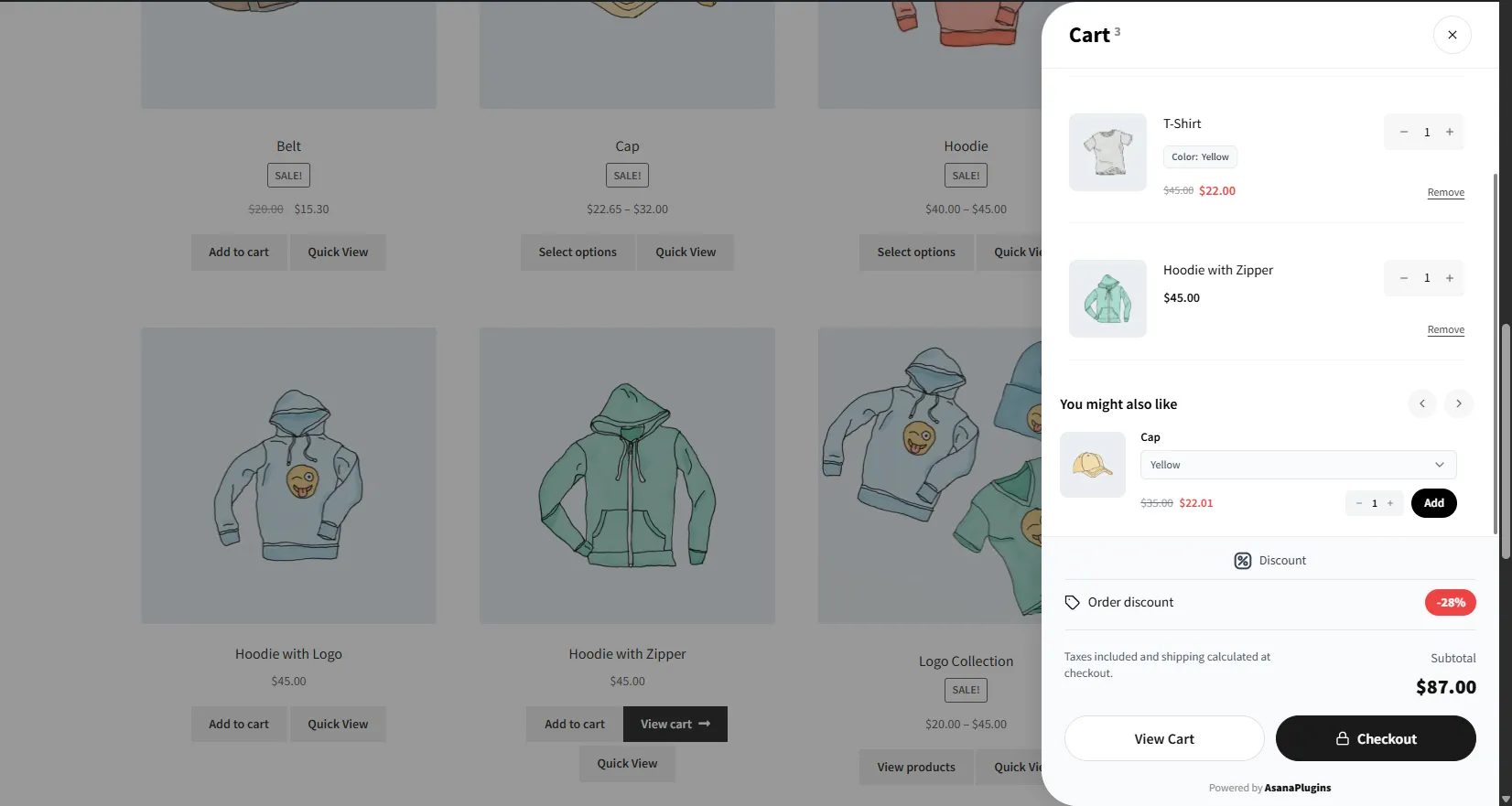 Side Cart — screenshot 2