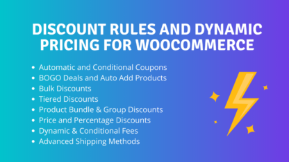 WooCommerce Dynamic Pricing and Discounts Plugin License: 25 Sites