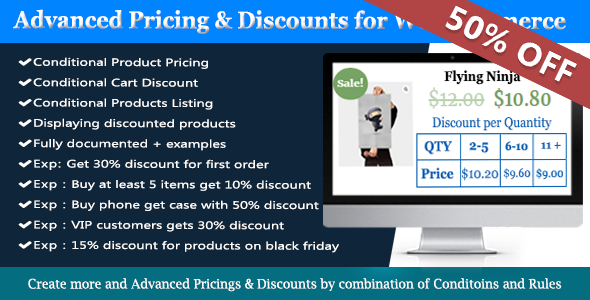 Best WooCommerce Discount Plugins - WooCommerce Dynamic Pricing and Discounts Plugin