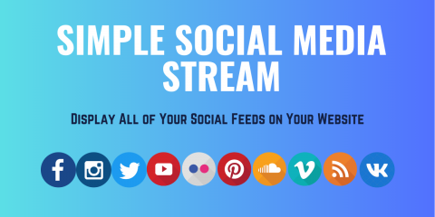 Simple Social Media Stream for Joomla