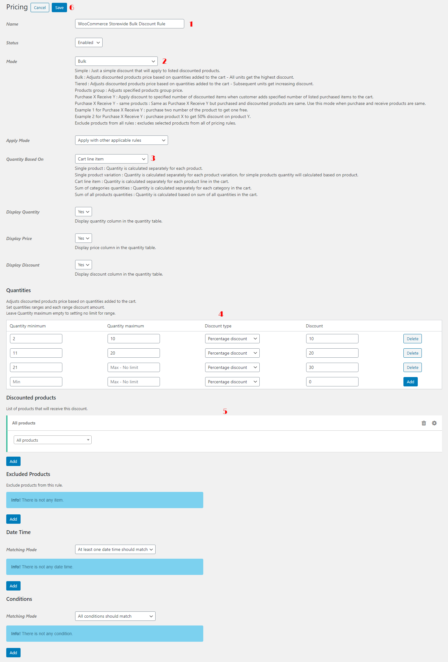 WooCommerce dynamic pricing on store wide