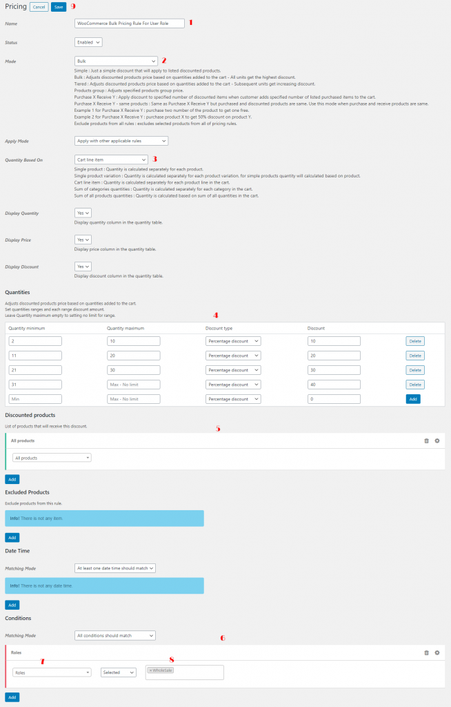 How to create WooCommerce Bulk Discounts