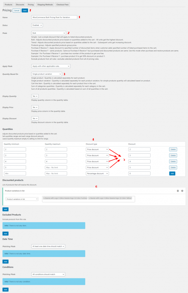 How to create WooCommerce Bulk Discounts