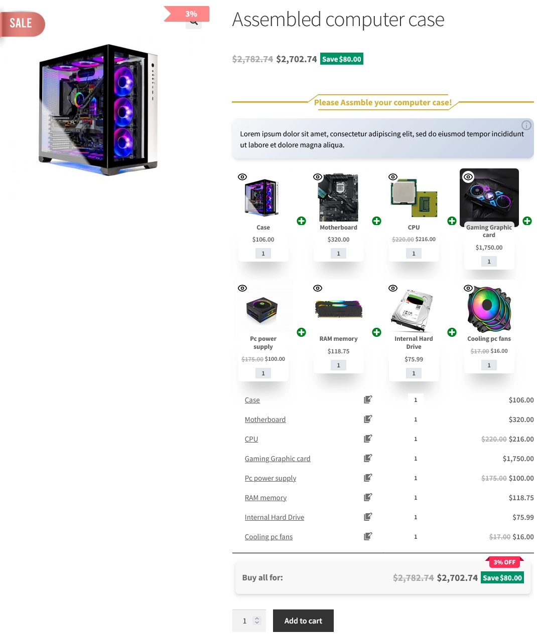 Assembled Product Bundles