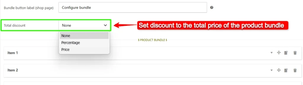 Discount on the Entire Bundle