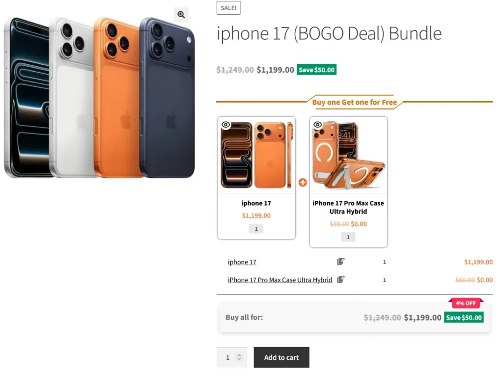 BOGO Product Bundles
