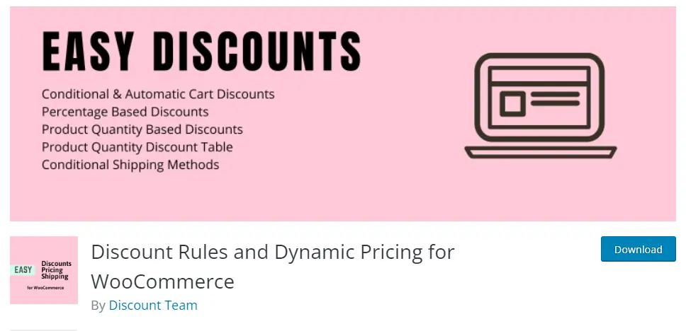 3 Best WooCommerce free plugin to boost sales and revenue-Discount Rules and Dynamic Pricing for WooCommerce