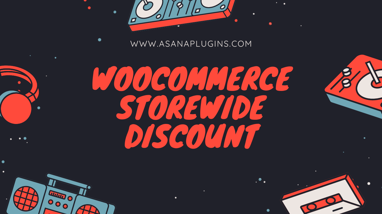 WooCommerce apply discount to all products
