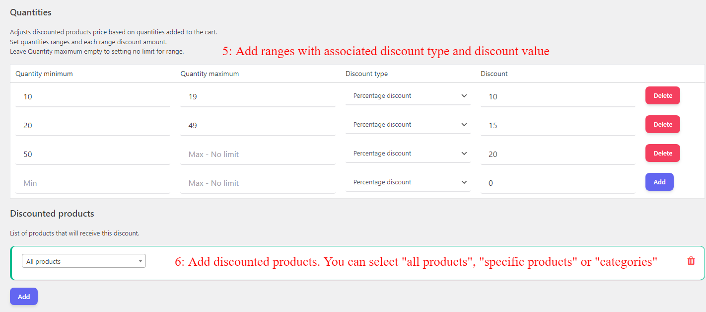 Apply quantity discount for wholesale users in woocommerce