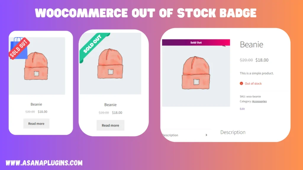 WooCommerce Out Of Stock Badge