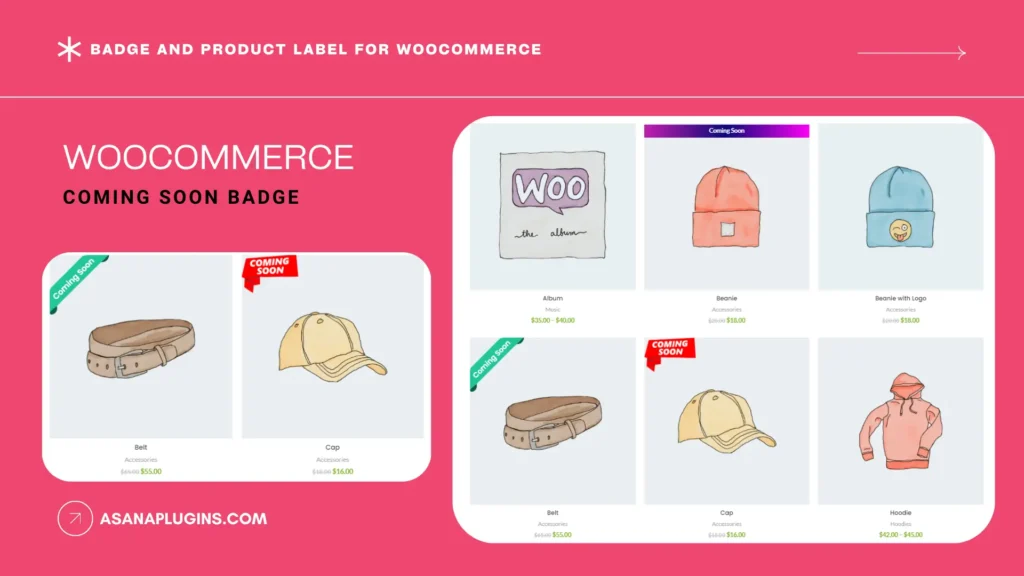 WooCommerce Coming Soon Badge