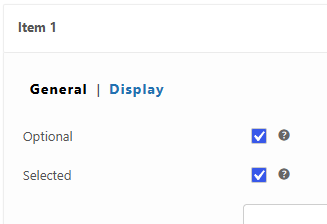 optional item of easy product bundles for woocommerce
